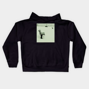 snow bench Kids Hoodie